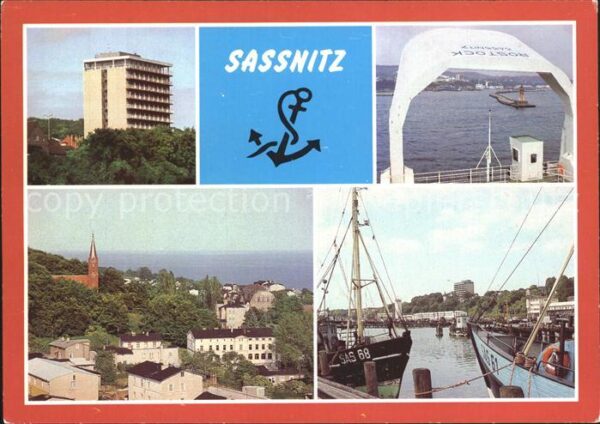 Sassnitz Ostseebad Ruegen Rügenhotel Mole Fischereihafen
