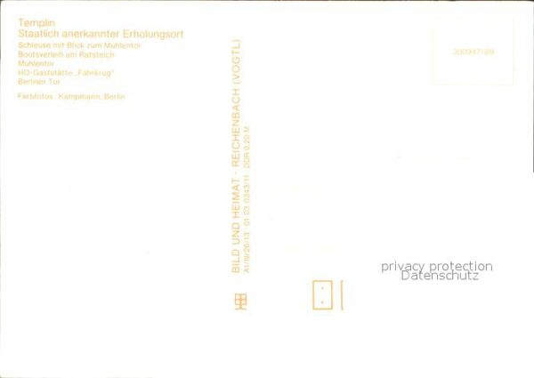 Templin Schleuse Mühlentor Berliner Tor – Bild 2