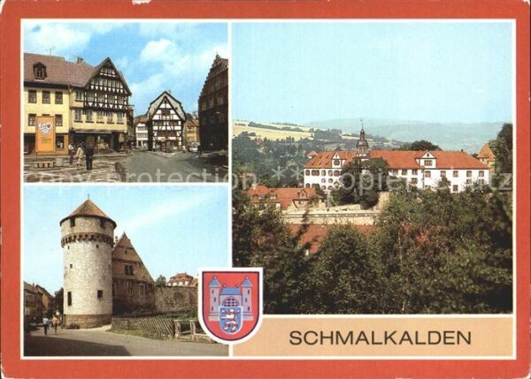 Schmalkalden Altmarkt Pulverturm Schloß Wilhelmsburg
