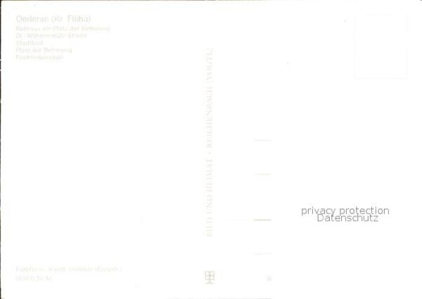 Oederan Rathaus Wilhelm Külz Straße Postmeilens – Bild 2