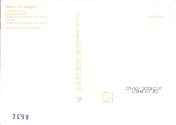 Bansin Ostseebad Konzertpavillon Erholungsheime – Bild 2