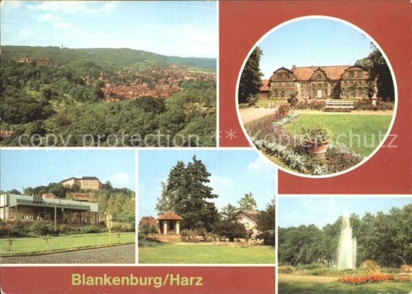 Blankenburg Harz Schloss Stadtpark