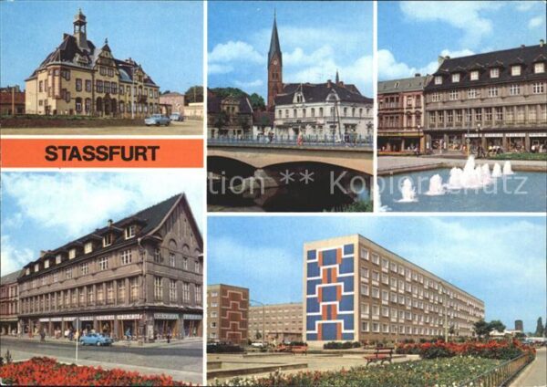 Stassfurt Post Bodebrücke Leninring