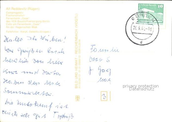 Alt Reddevitz Camping Fischerhafen Hagenschen Wiek – Bild 2