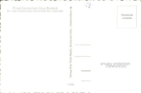 Kreuth Tegernsee Privatsanatorium Haus Bruneck – Bild 2