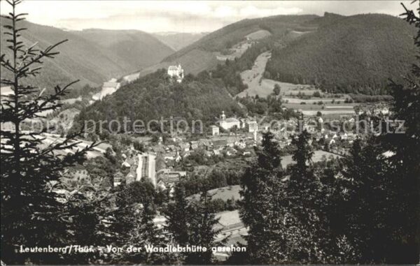 Leutenberg Thueringen Blick von der Wandlebshütte
