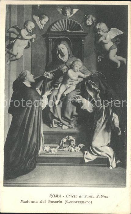 Roma Rom Chiesa di Santa Sabina Madonna del Rosa