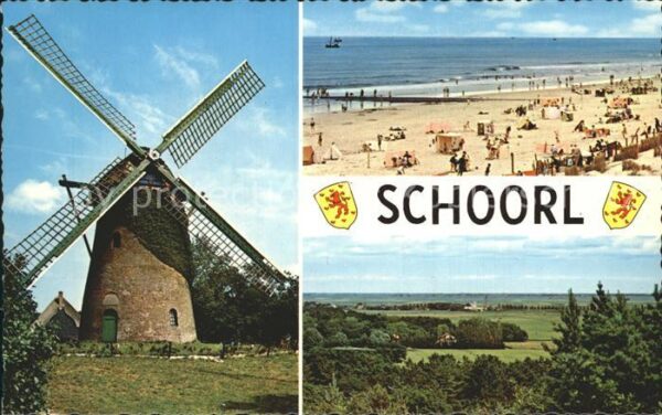 Schoorl Windmühle Strand