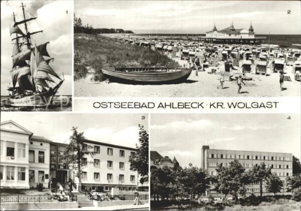Ahlbeck Ostseebad Erholungsheim Ferienglück und Max Kreuz