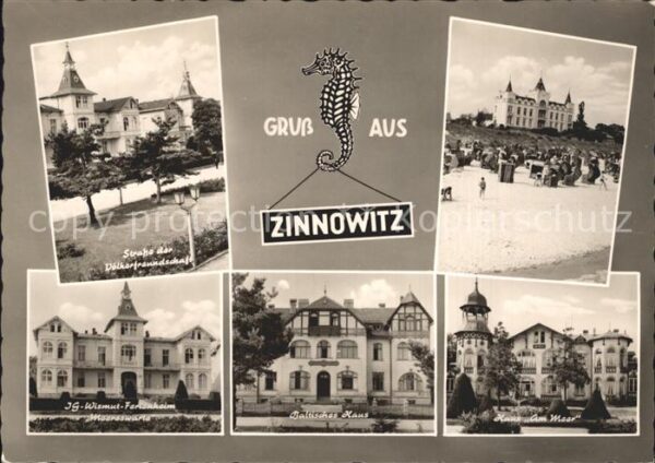 Zinnowitz Ostseebad Strasse der Völkerfreundschaft Wismut-F