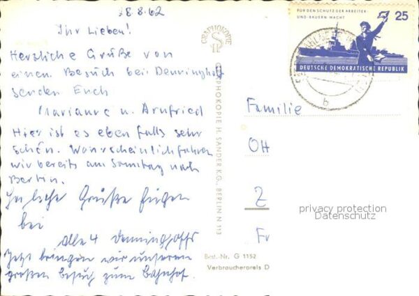 Zinnowitz Ostseebad Strasse der Völkerfreundschaft Wismut-F – Bild 2