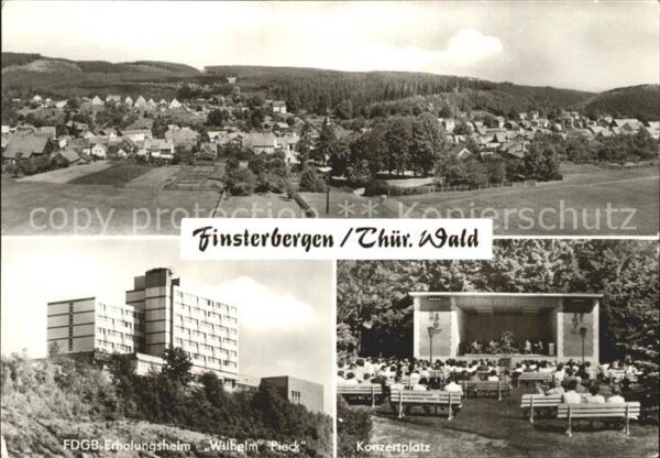 Finsterbergen Erholungsheim Wilhelm-Pieck Konzertplat