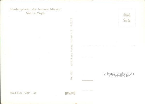 Sohl Bad Elster Erholungsheim der Inneren-Mission – Bild 2