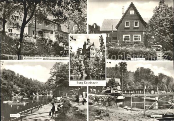 Kriebstein Burg Gaststätte Waldhaus Lauenhain Boot