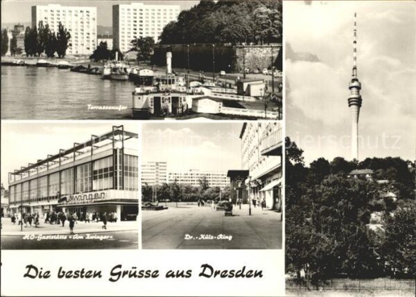 Dresden Terrassenufer Gaststätte Am Zwinger Dr.
