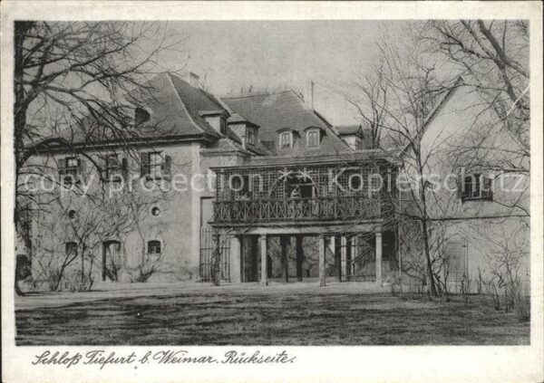 Tiefurt Schloss Tiefurt Rückseite