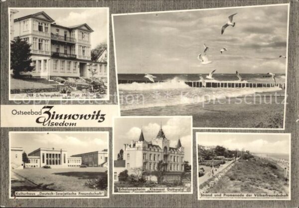 Zinnowitz Ostseebad Erholungsheim Philipp Müller Strand Pro