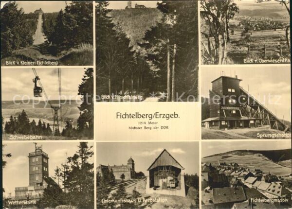 Fichtelberg Oberwiesenthal Sprungschanze Wetterwarte Fichtelbergma