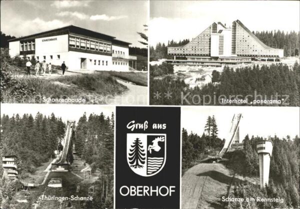 Oberhof Thueringen Schanzenbaude Interhotel Panorama Thüri
