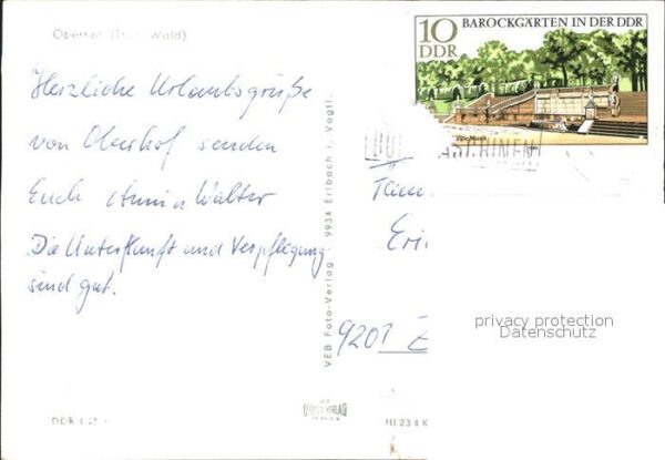 Oberhof Thueringen Gaststätte Oberer Hof Interhotel Panora – Bild 2