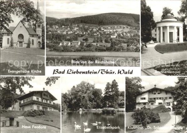 Bad Liebenstein Brunnentempel Klubhaus Dr. Salvador All