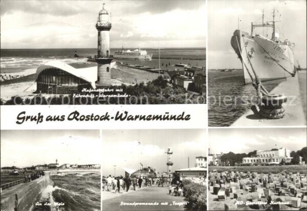 Rostock-Warnemuende Fährschiff Warnemünde Gaststätte Kurhau