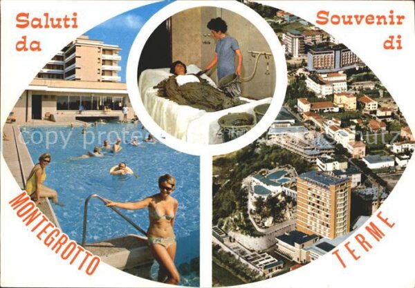 Montegrotto Terme Veduta aerea Piscina Termale