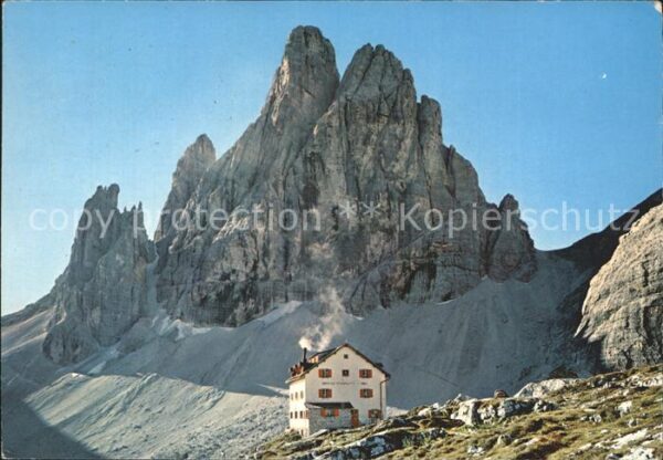 Sexten Sesto Suedtirol Zsigmondyhütte Zwölferkofel Rifugio Zsi