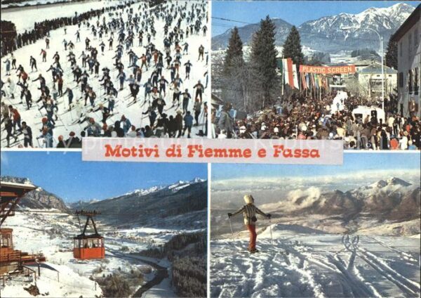 Skifahren Seilbahn Fiemme Fassa Cermis