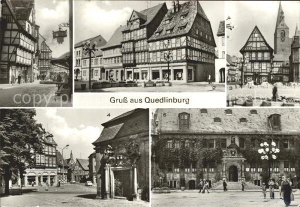 Quedlinburg Markt Marktkirchhof Rathaus