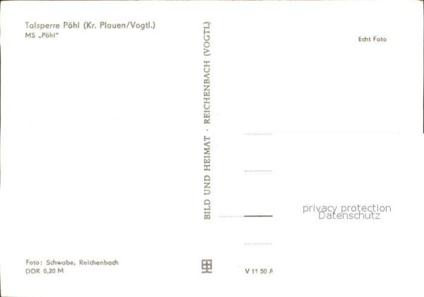 Poehl Vogtland Talsperre MS Pöhl – Bild 2