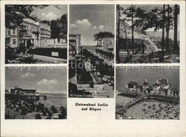 Sellin Ruegen Kurhaus Wilhelm-Strasse Seebrücke