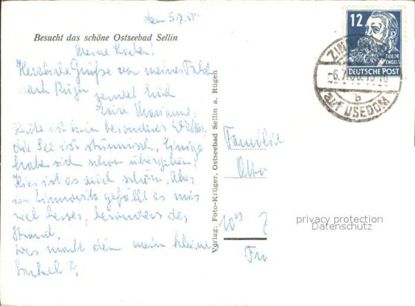 Sellin Ruegen Kurhaus Wilhelm-Strasse Seebrücke – Bild 2