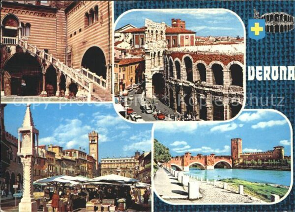 Verona Veneto Markt Gebäude Brücke
