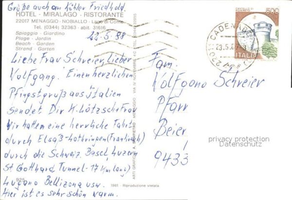 Menaggio Lago di Como Hotel Miralago – Bild 2