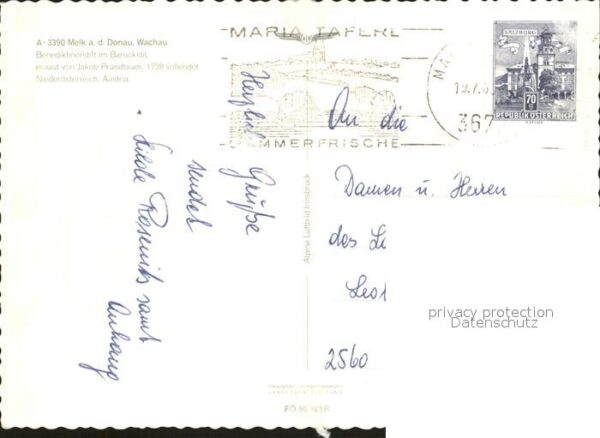 Melk Donau Fliegeraufnahme Benediktinerstift – Bild 2