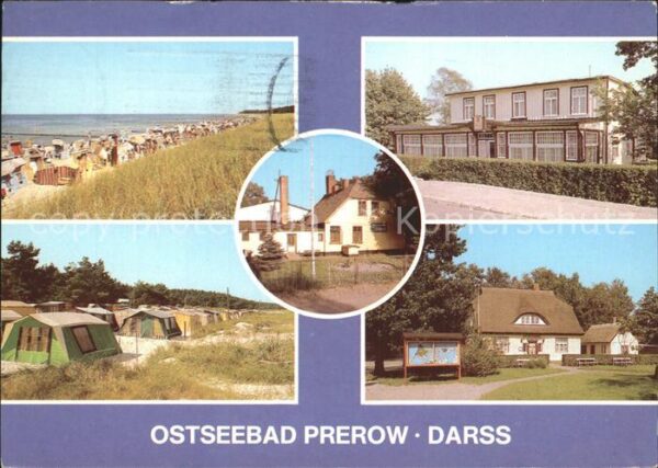 Prerow Strand FDGB Erholungsheim Am Hafen Camp
