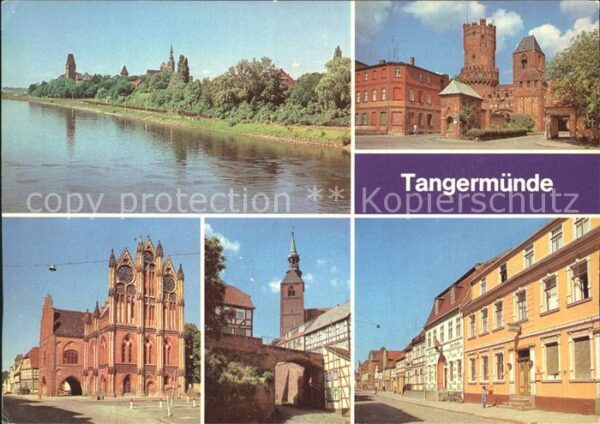 Tangermuende Neustädter Tor Rathaus Rossfurt