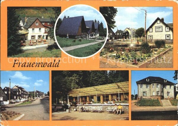 Frauenwald Thueringen Waldpension Fraubachmühle Platz des Fri