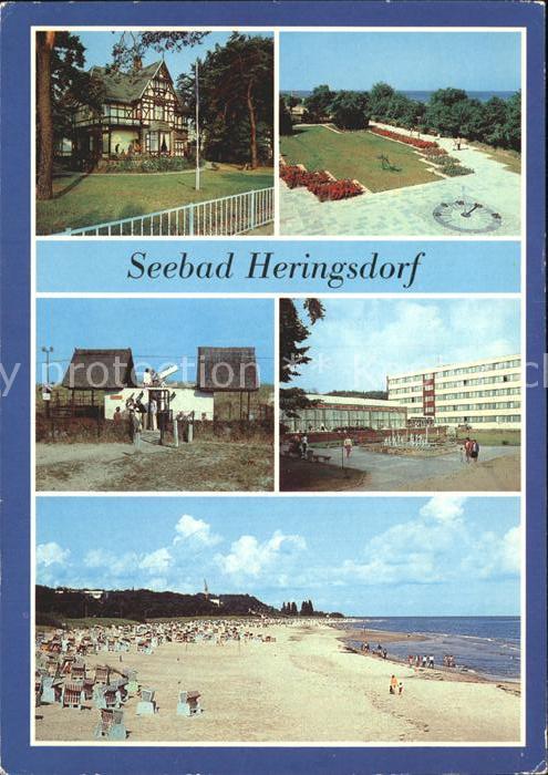 Heringsdorf Ostseebad Usedom Jugendherberge Herbert Tschäpe Strand V
