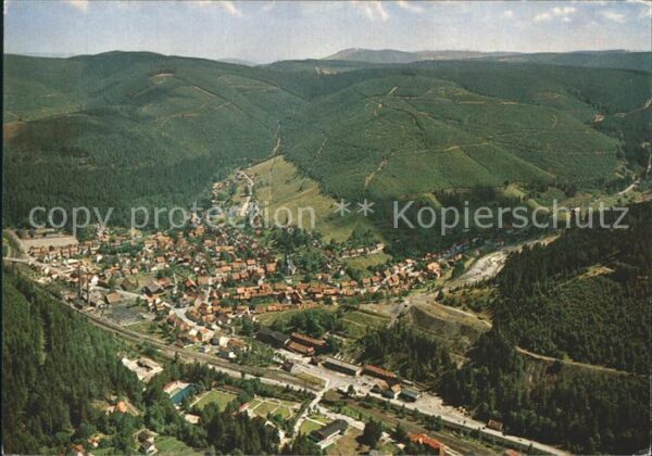 Lautenthal Harz Fliegeraufnahme