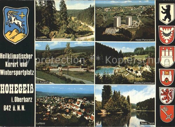Hohegeiss Harz Fliegeraufnahme Wolfsbachtal Hotel Pano
