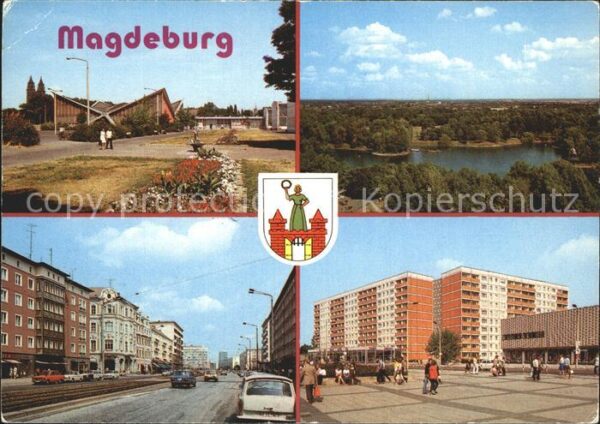 Magdeburg Hyparschale Adolf-Mittag-See Karl-Marx-