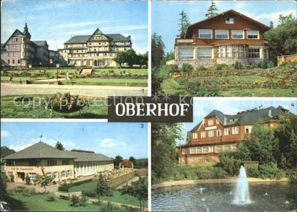 Oberhof Thueringen Ernst-Thälmann-Haus Cafe Luisensitz Hau