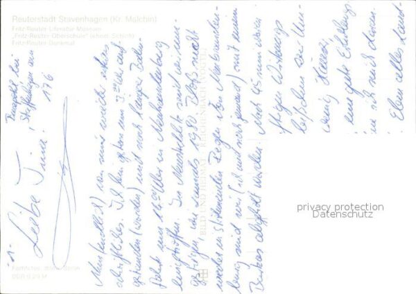 Stavenhagen Fritz-Reuter-Literatur-Museum Oberschul – Bild 2