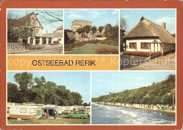 Rerik Ostseebad Bekleidungshaus Kurhaus Weinstube Campi