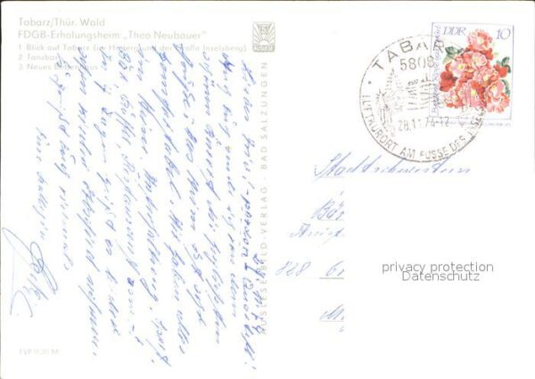 Tabarz FDGB-Erholungsheim Theo Neubauer – Bild 2