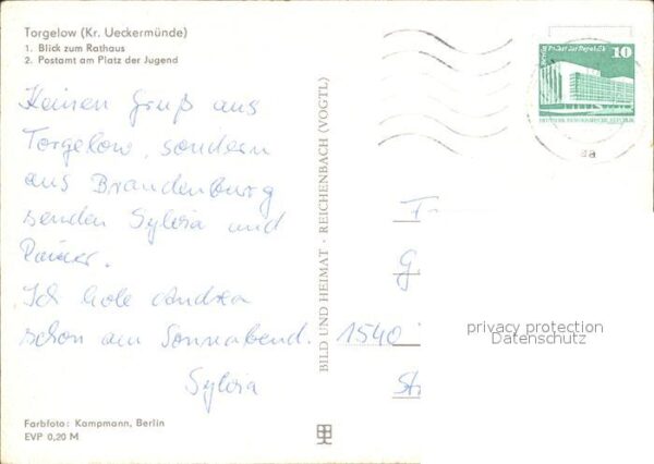 Torgelow Rathaus Postamt Platz der Jugend – Bild 2