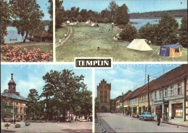 Templin See Zeltplatz Rathaus Berliner Tor