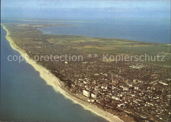 Westerland Sylt Fliegeraufnahme